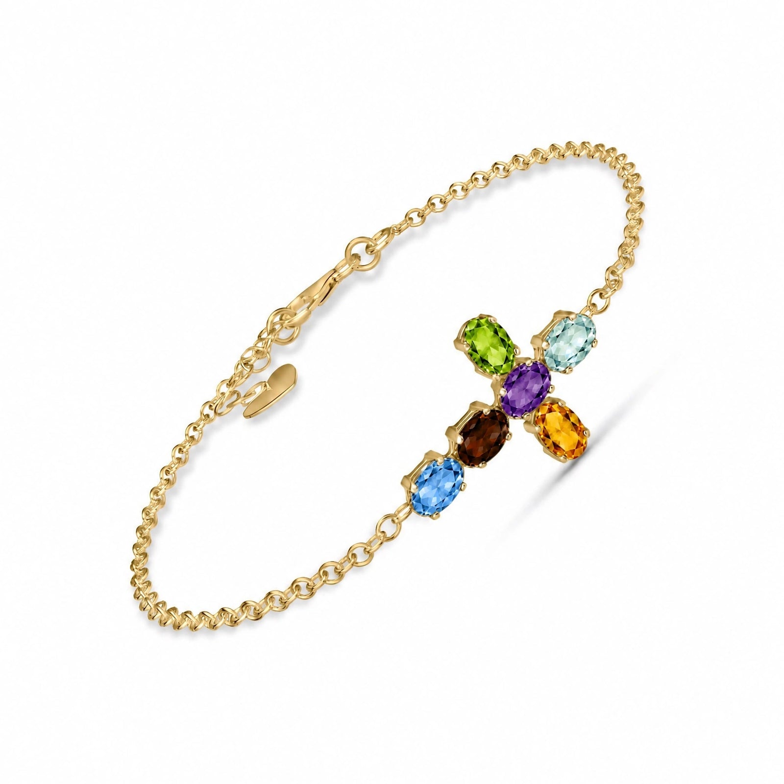Yellow Gold Multi-Gemstone — Mariailenia