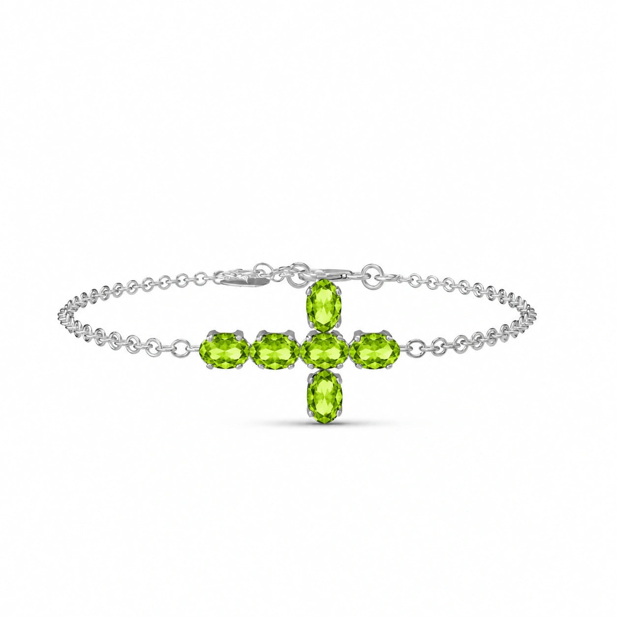 White Gold Peridot — Mariailenia