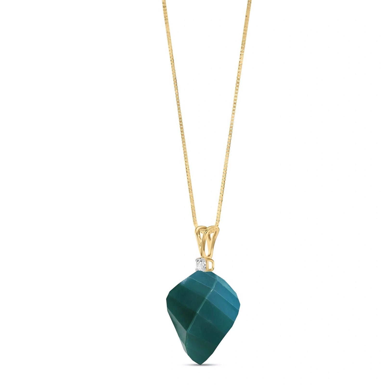 Yellow Gold Emerald & Diamond — Malia