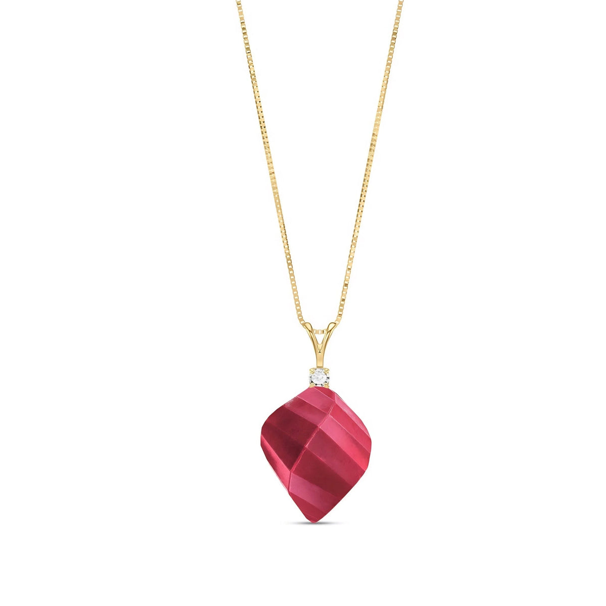 Yellow Gold Ruby & Diamond — Malia