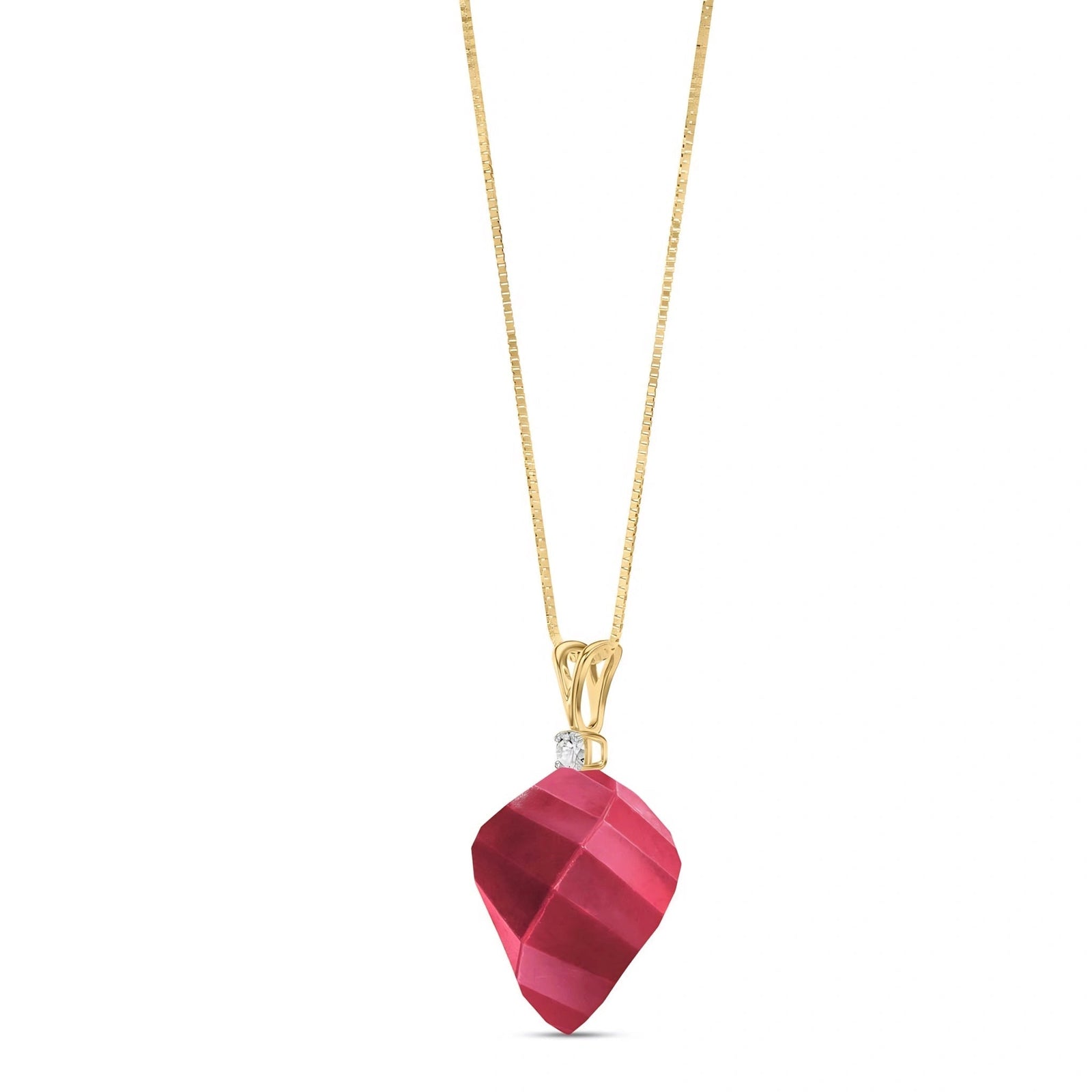 Yellow Gold Ruby & Diamond — Malia
