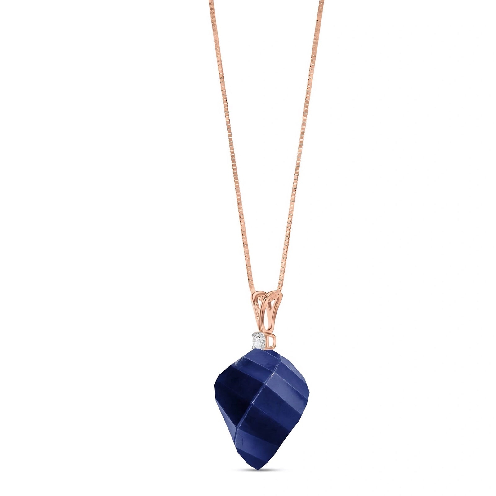 Rose Gold Sapphire & Diamond — Malia