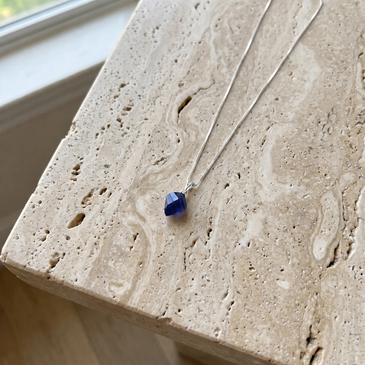White Gold Sapphire & Diamond — Malia
