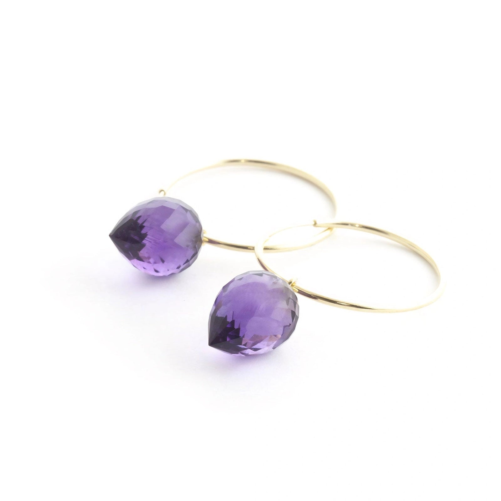 Yellow Gold Amethyst — Mariaelsa