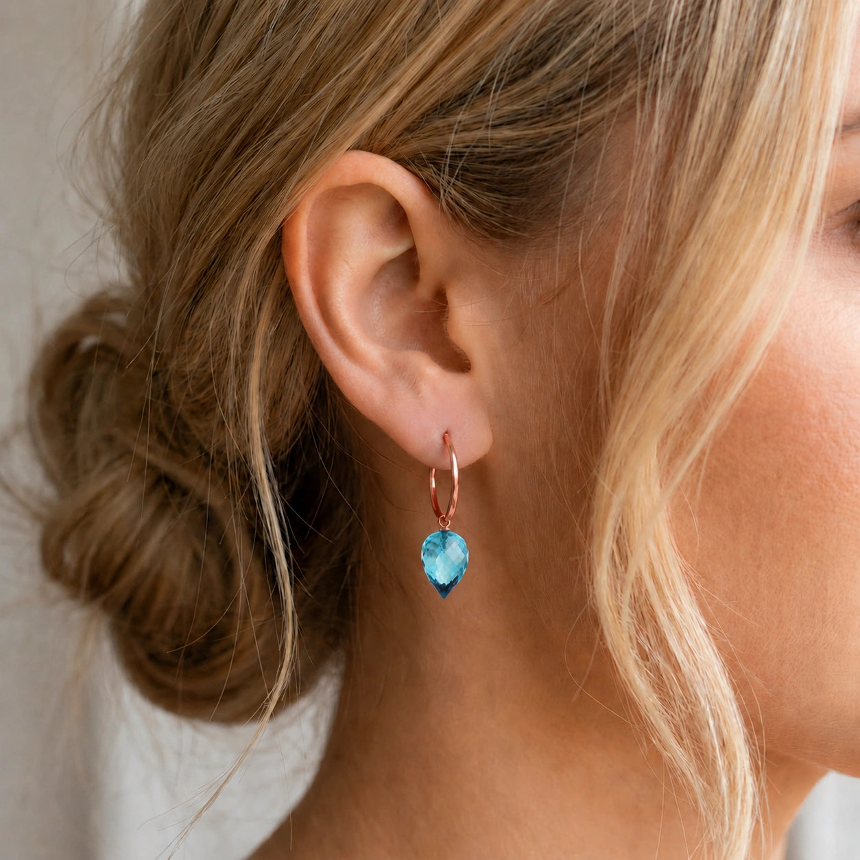 Rose Gold Blue Topaz — Mariaelsa