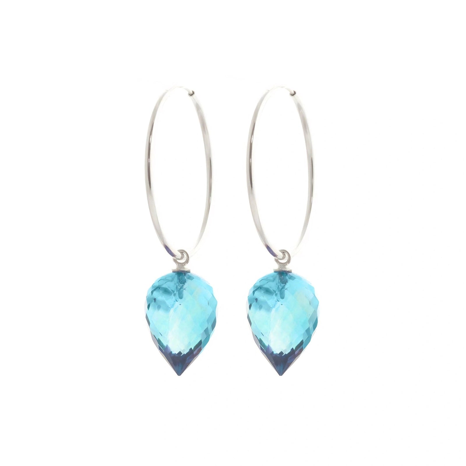 White Gold Blue Topaz — Mariaelsa