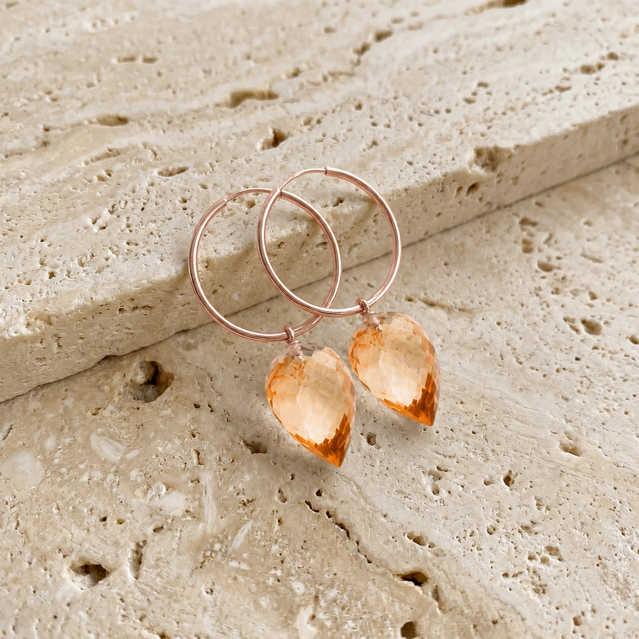 Rose Gold Citrine — Mariaelsa