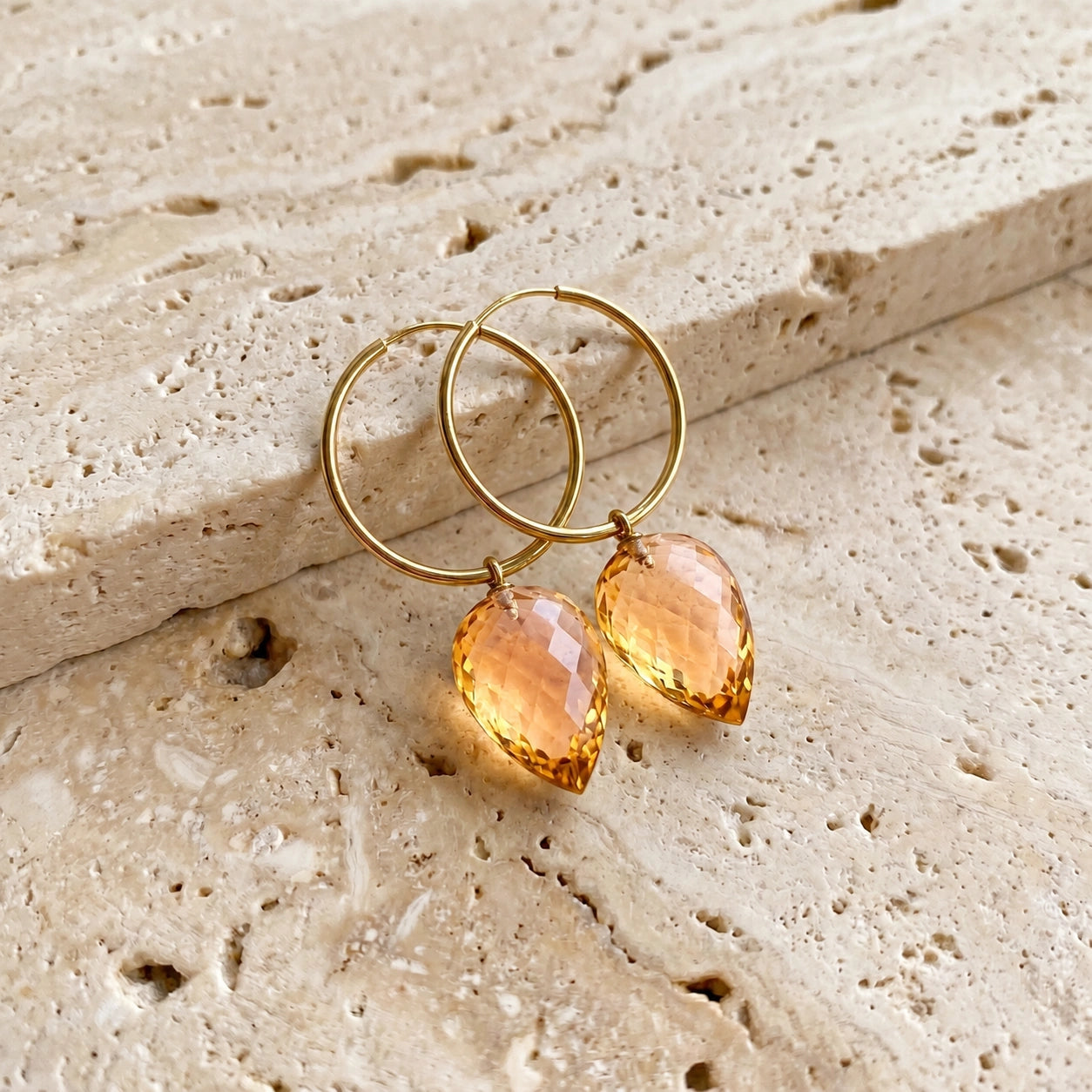 Yellow Gold Citrine — Mariaelsa