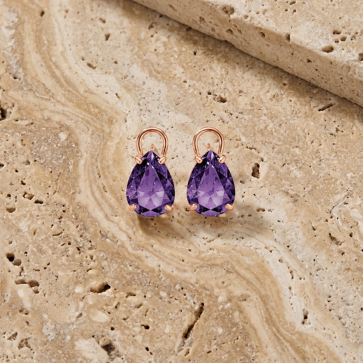 Rose Gold Amethyst — Mariafrida