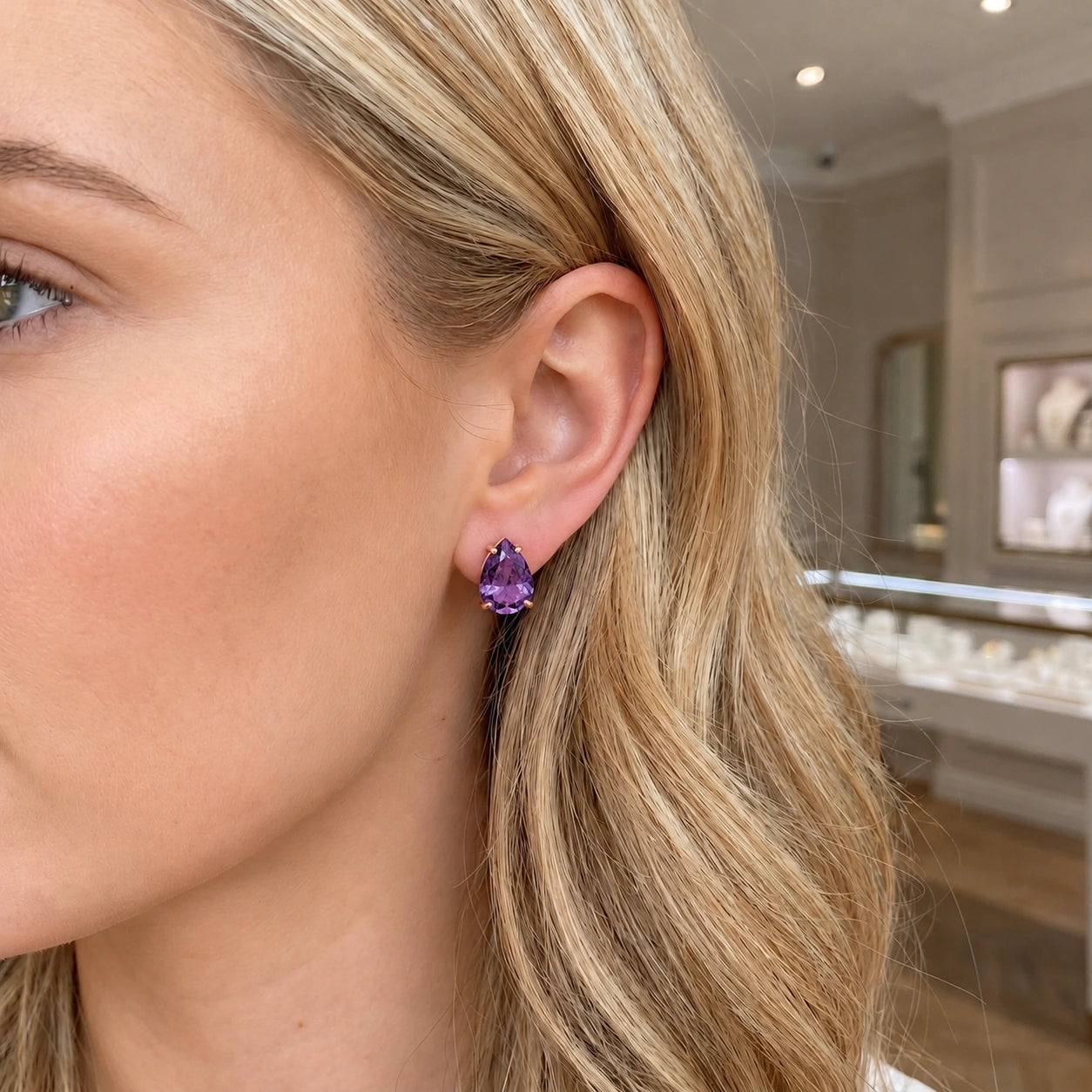 Rose Gold Amethyst — Mariafrida