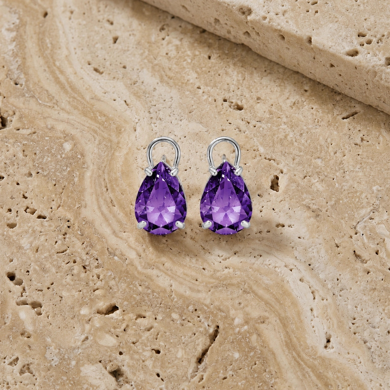 White Gold Amethyst — Mariafrida