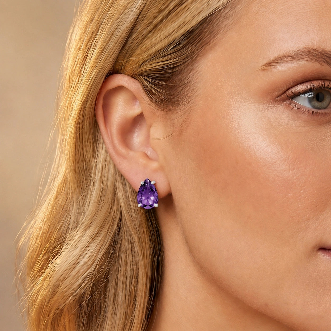 White Gold Amethyst — Mariafrida