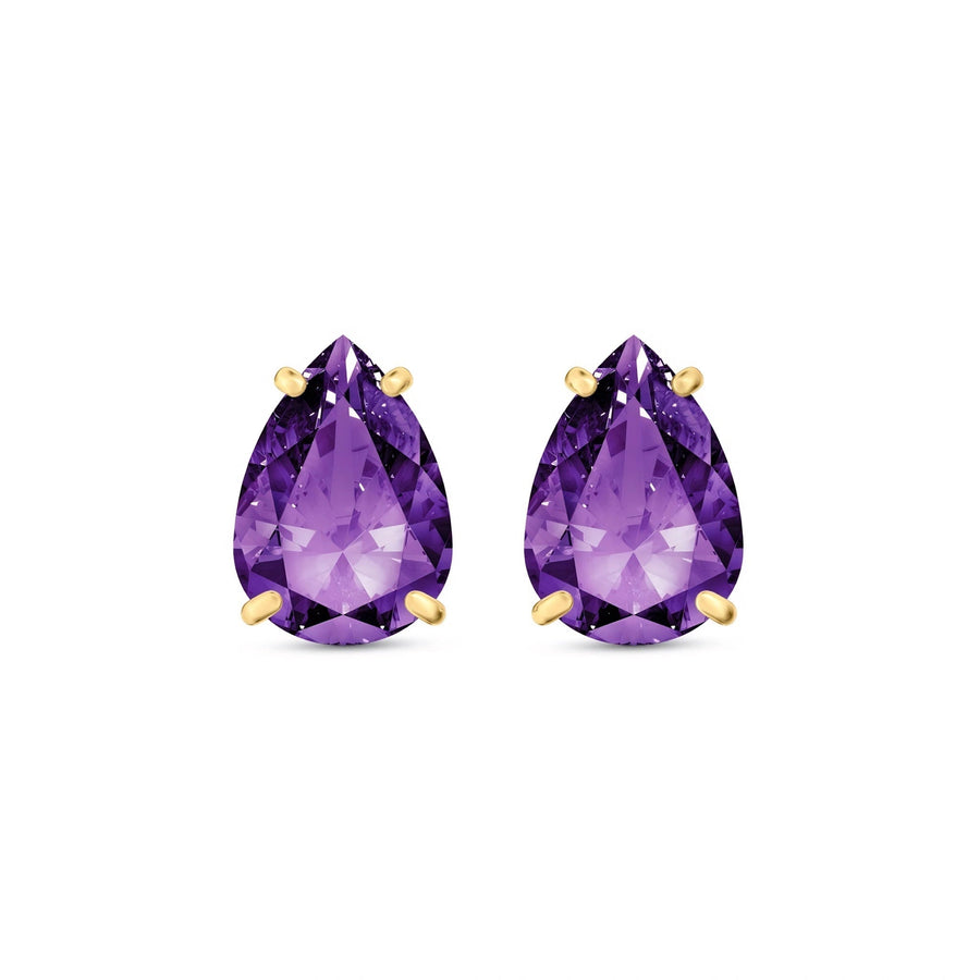 Yellow Gold Amethyst — Mariafrida