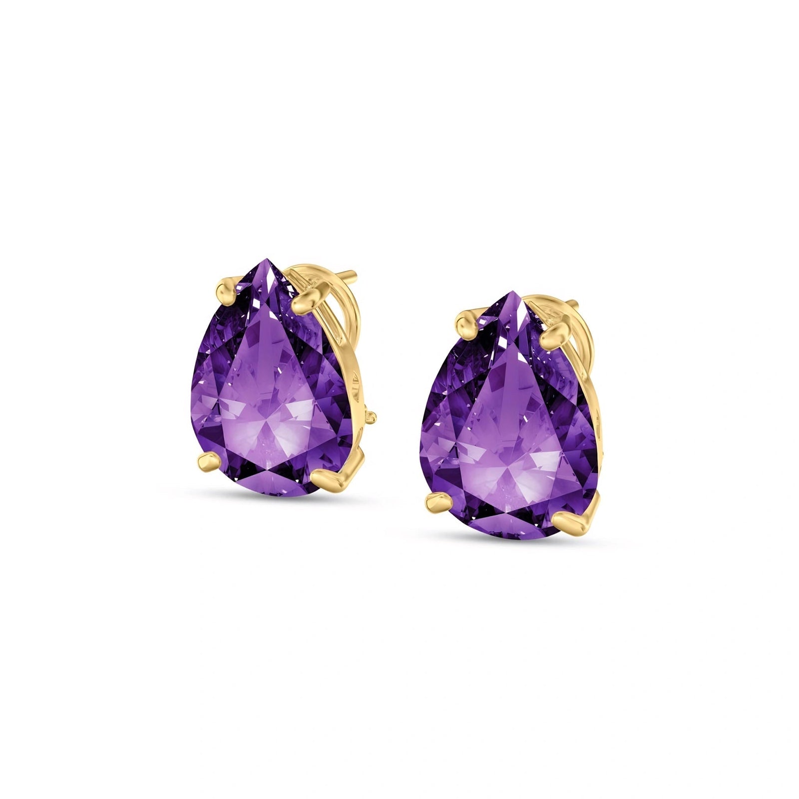 Yellow Gold Amethyst — Mariafrida
