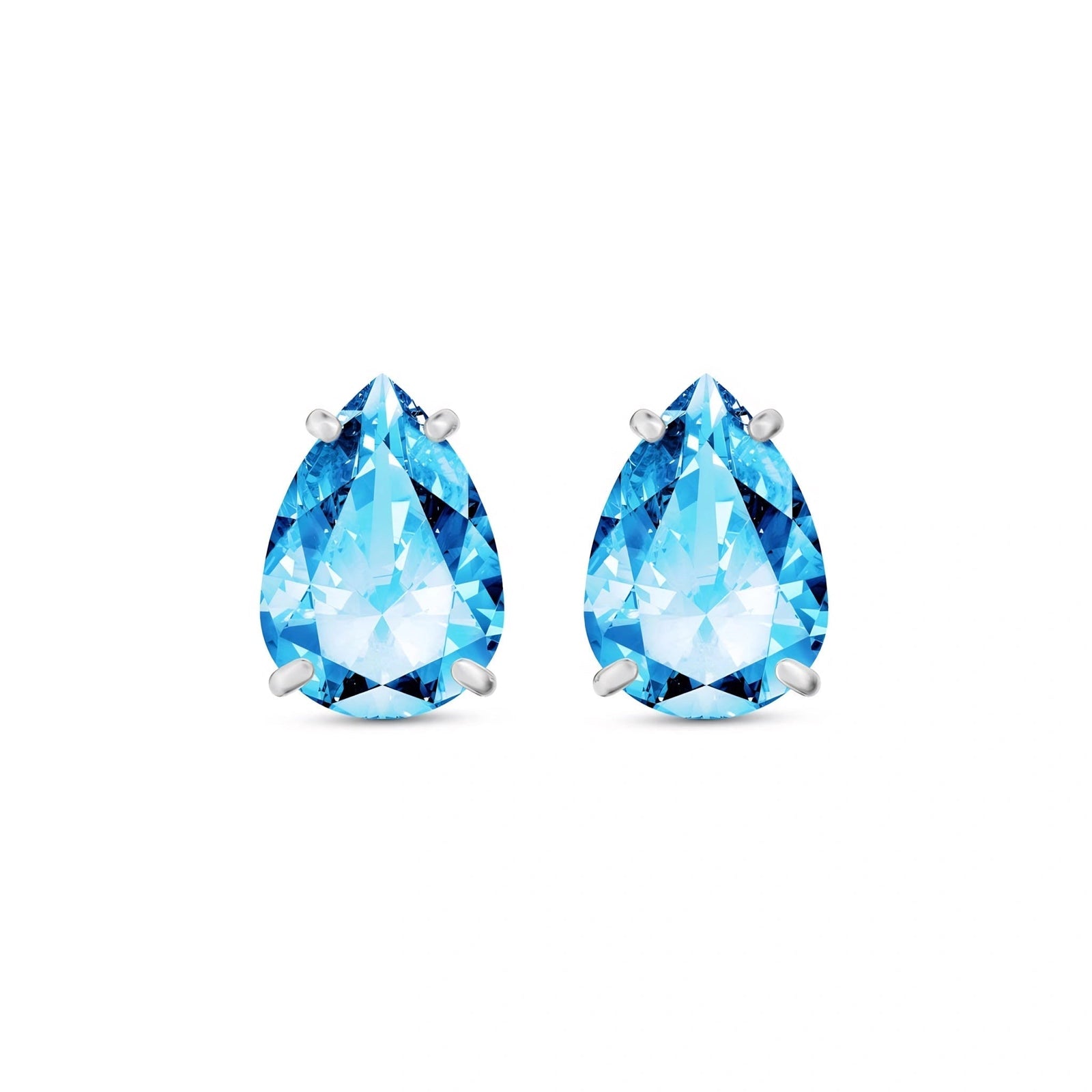 White Gold Blue Topaz — Mariafrida