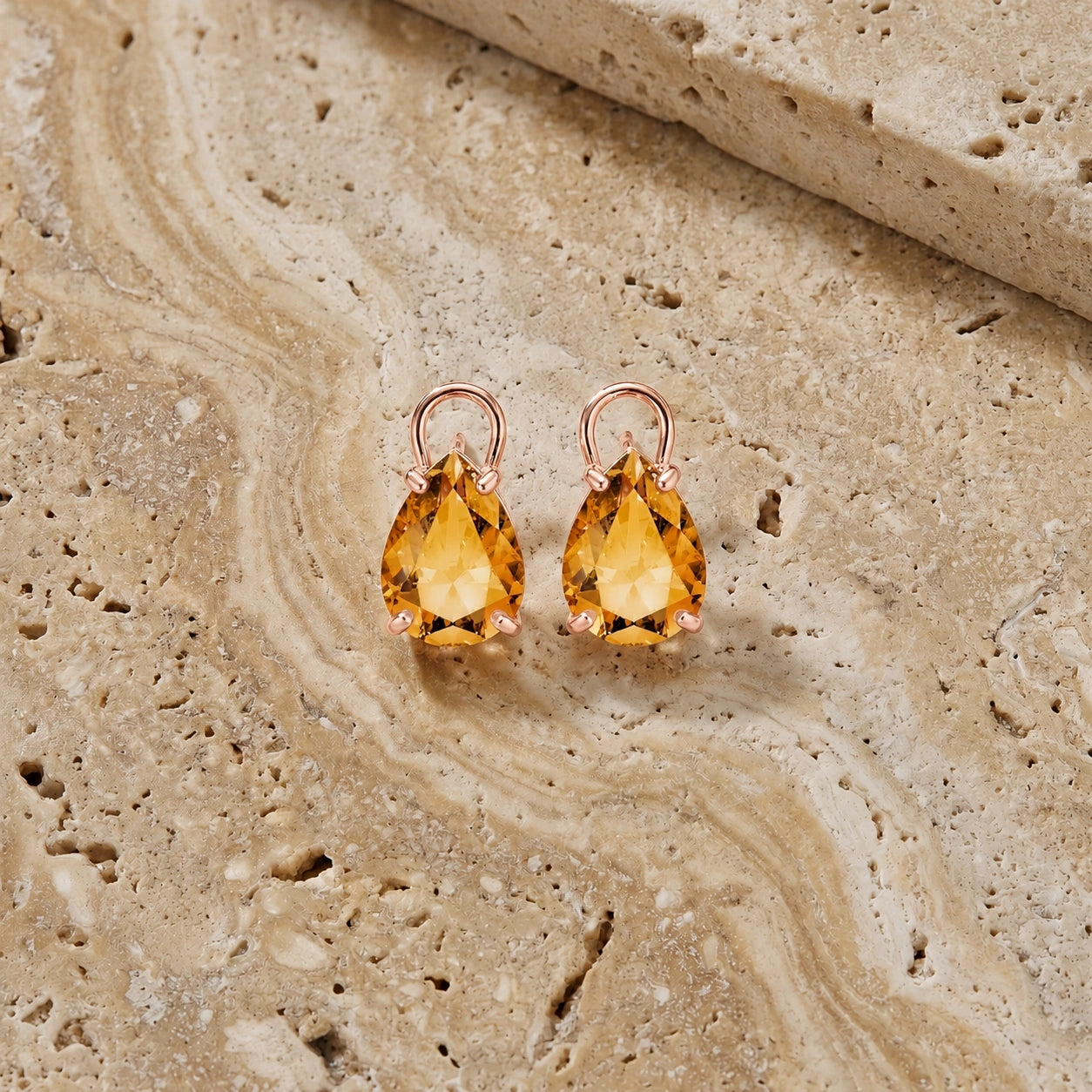Rose Gold Citrine — Mariafrida