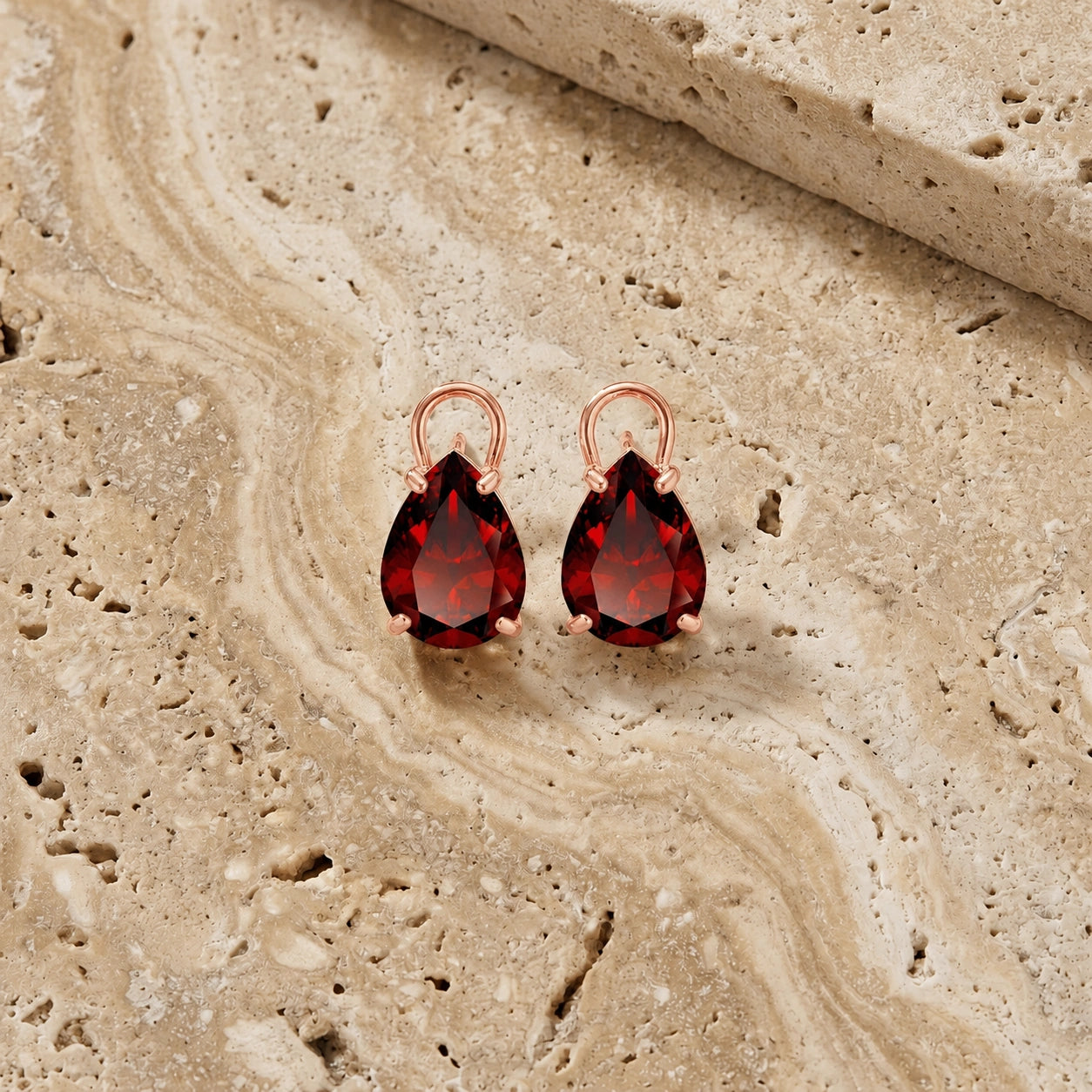 Rose Gold Garnet — Mariafrida