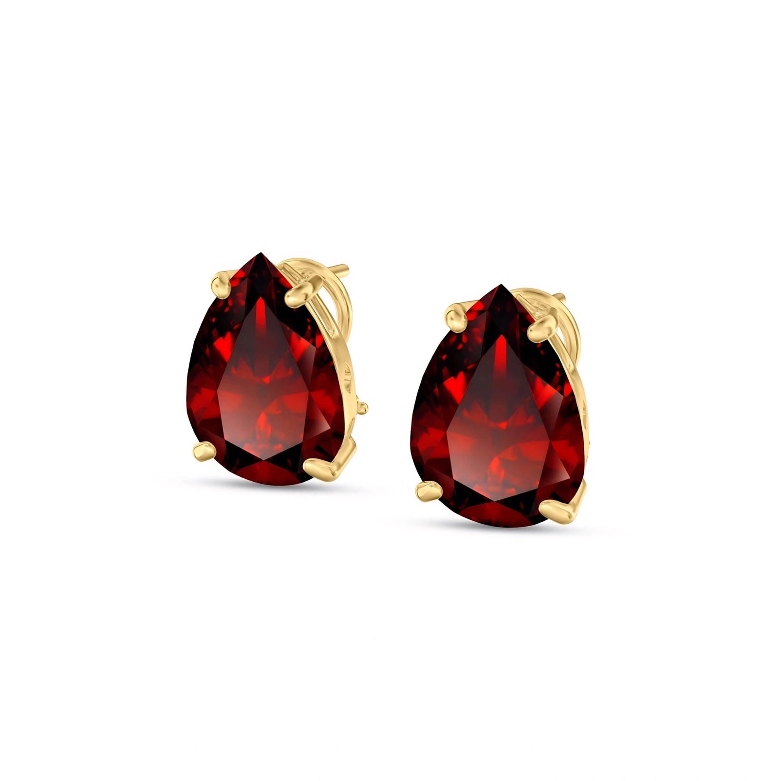 Yellow Gold Garnet — Mariafrida