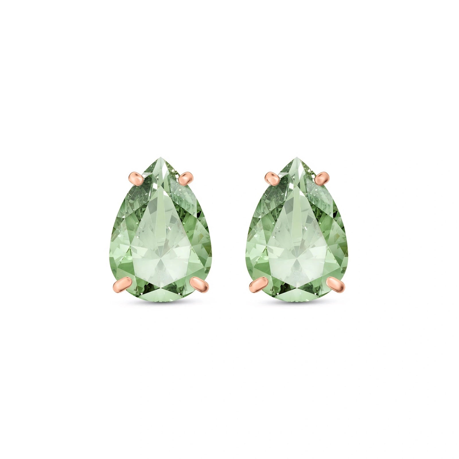 Rose Gold Green Amethyst — Mariafrida