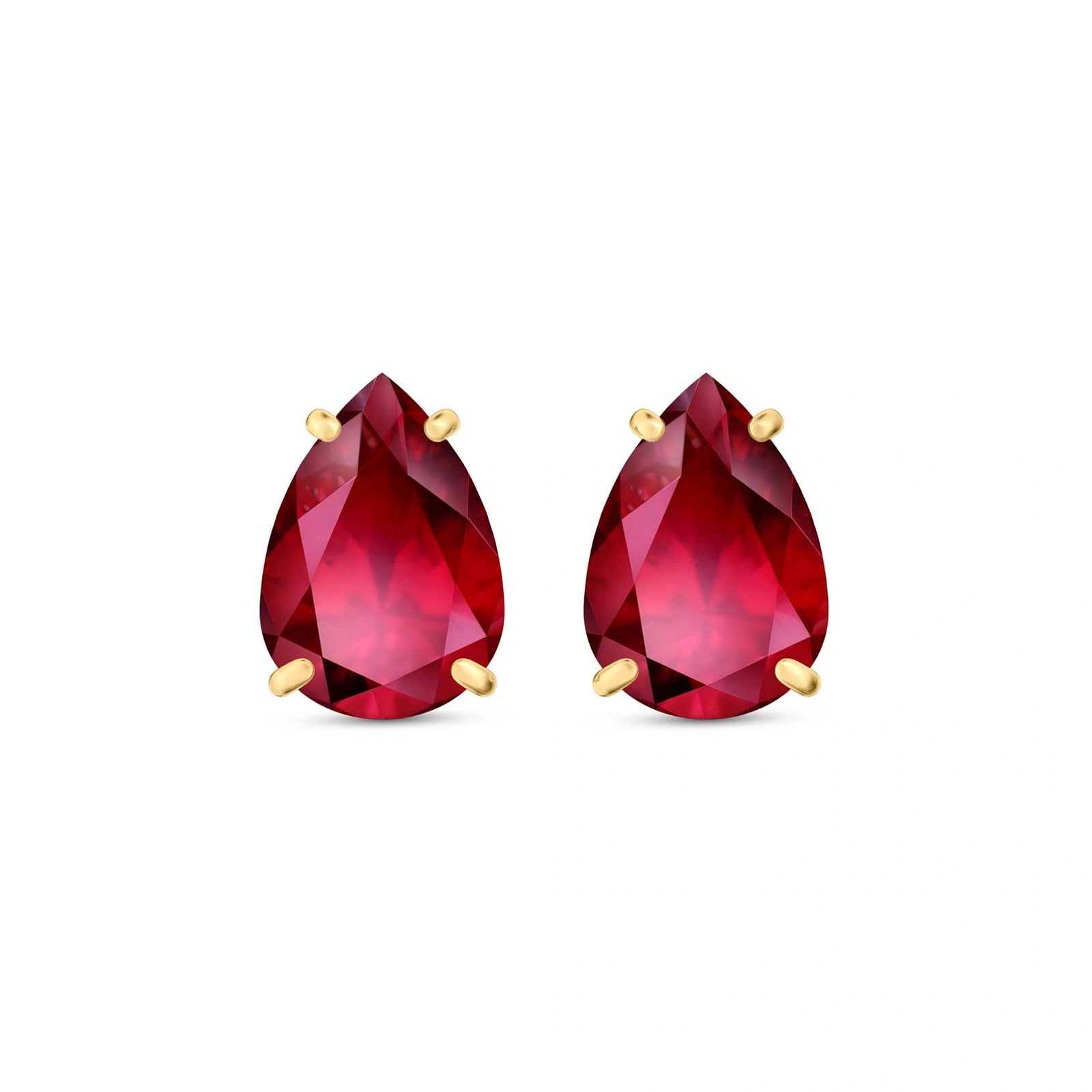Yellow Gold Ruby — Mariafrida