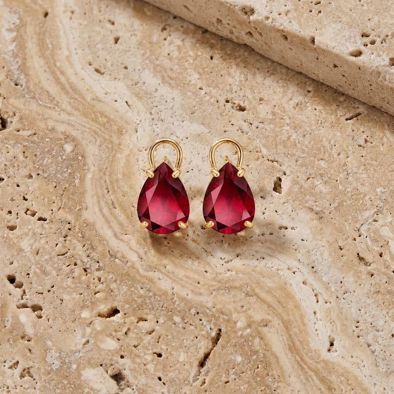 Yellow Gold Ruby — Mariafrida