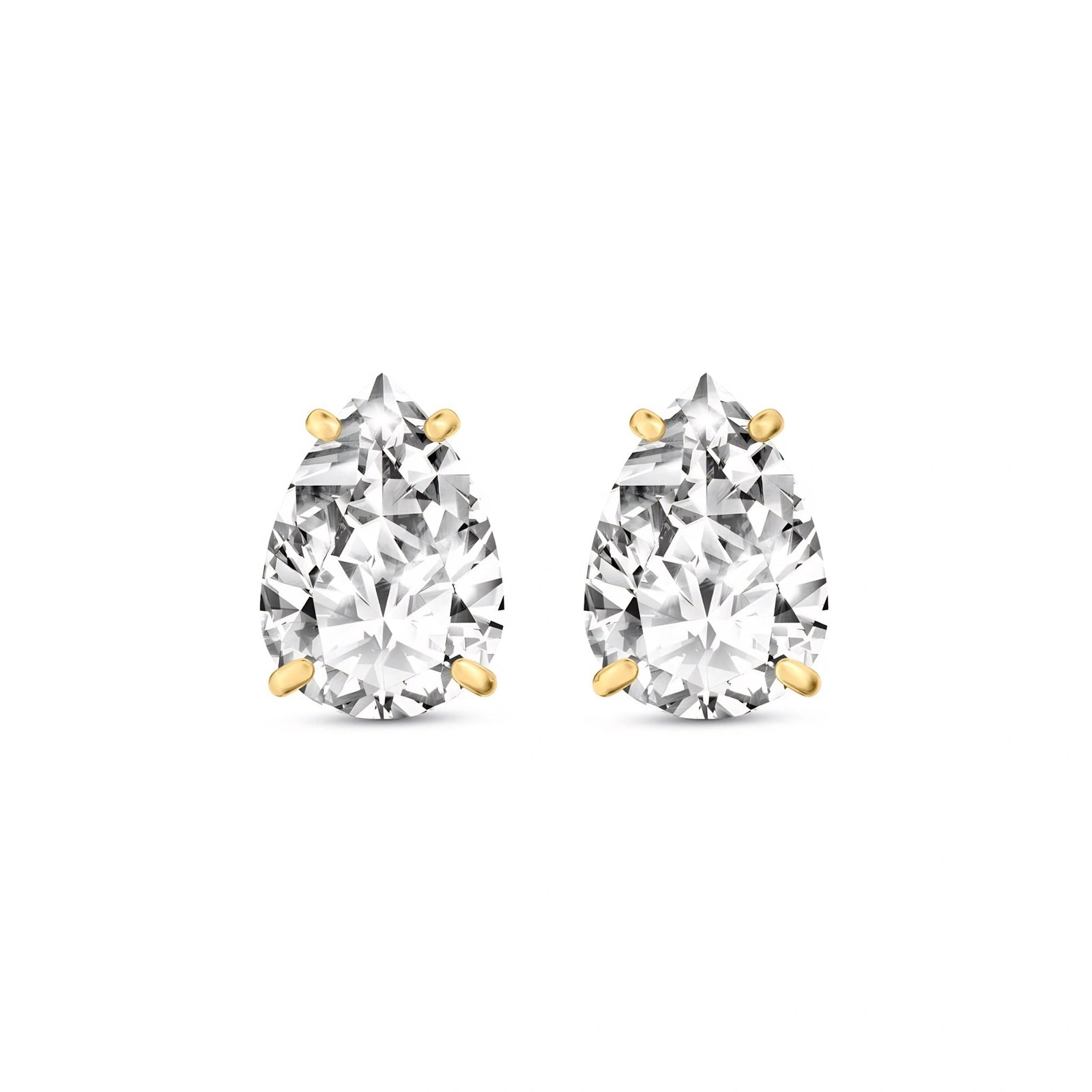 Yellow Gold White Topaz — Mariafrida