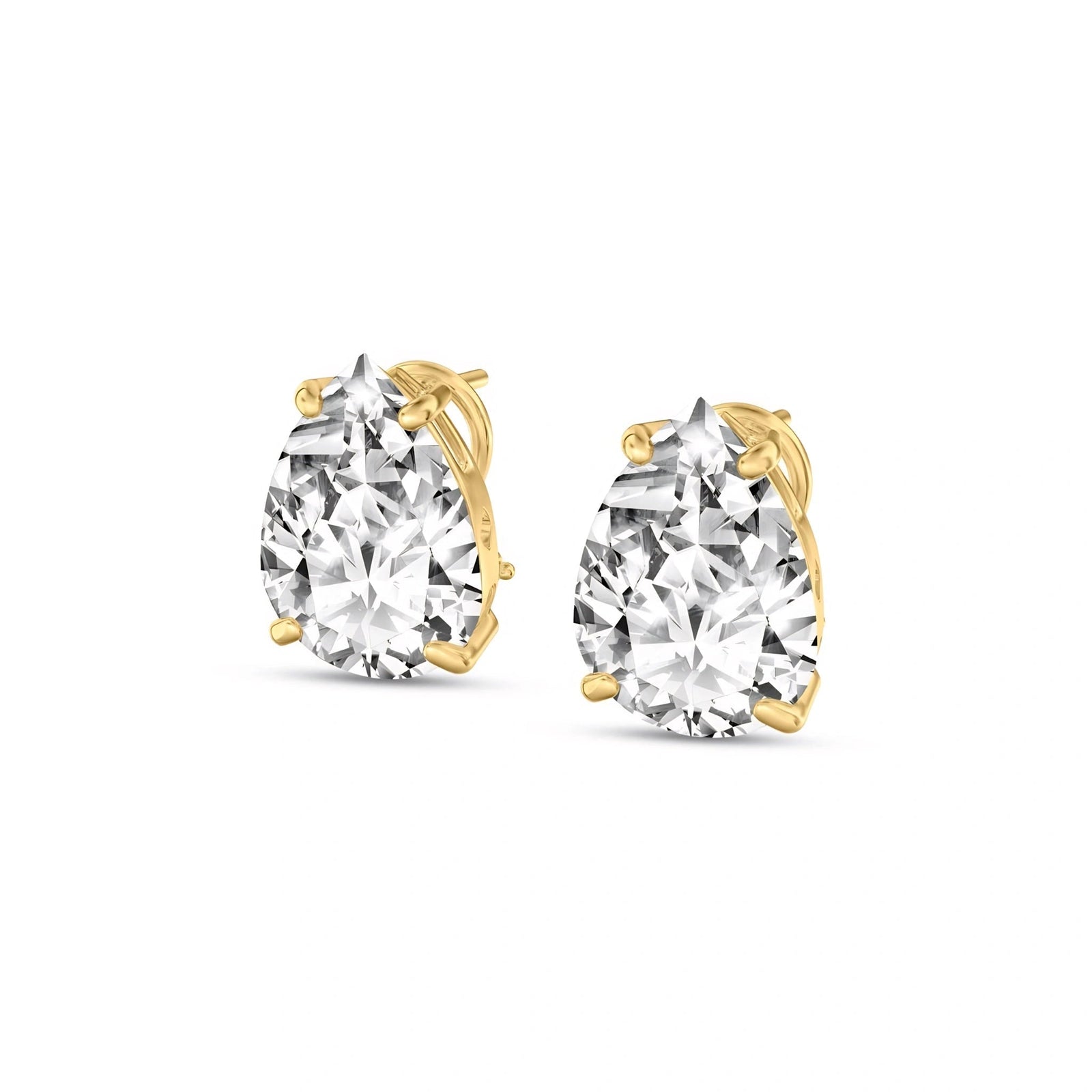 Yellow Gold White Topaz — Mariafrida