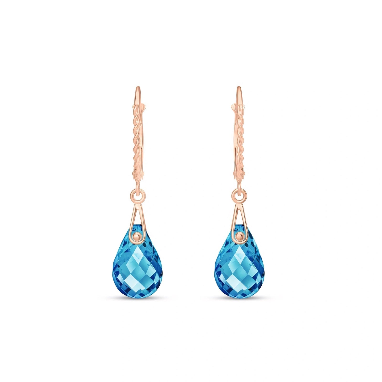 Rose Gold Blue Topaz — Margaritina