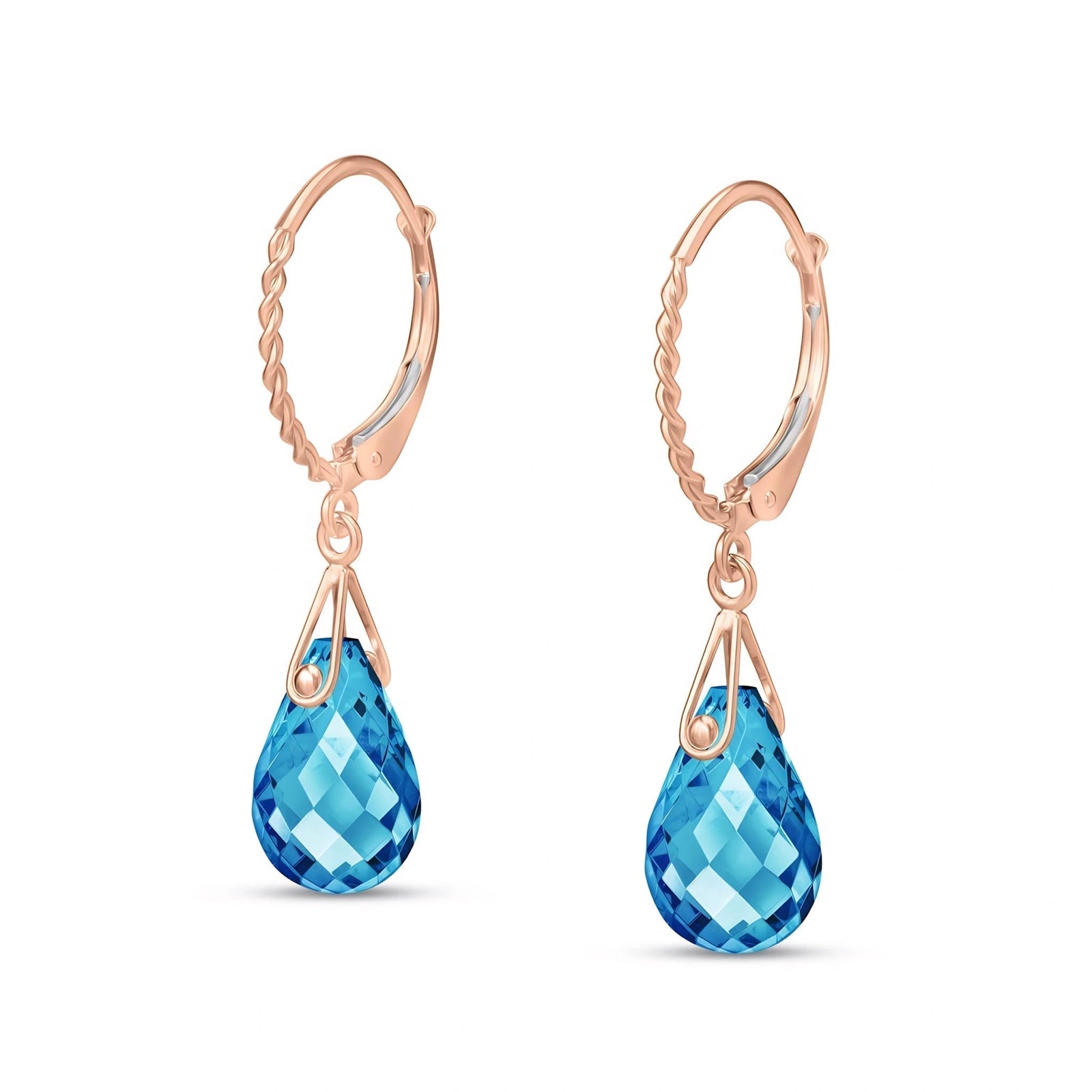Rose Gold Blue Topaz — Margaritina