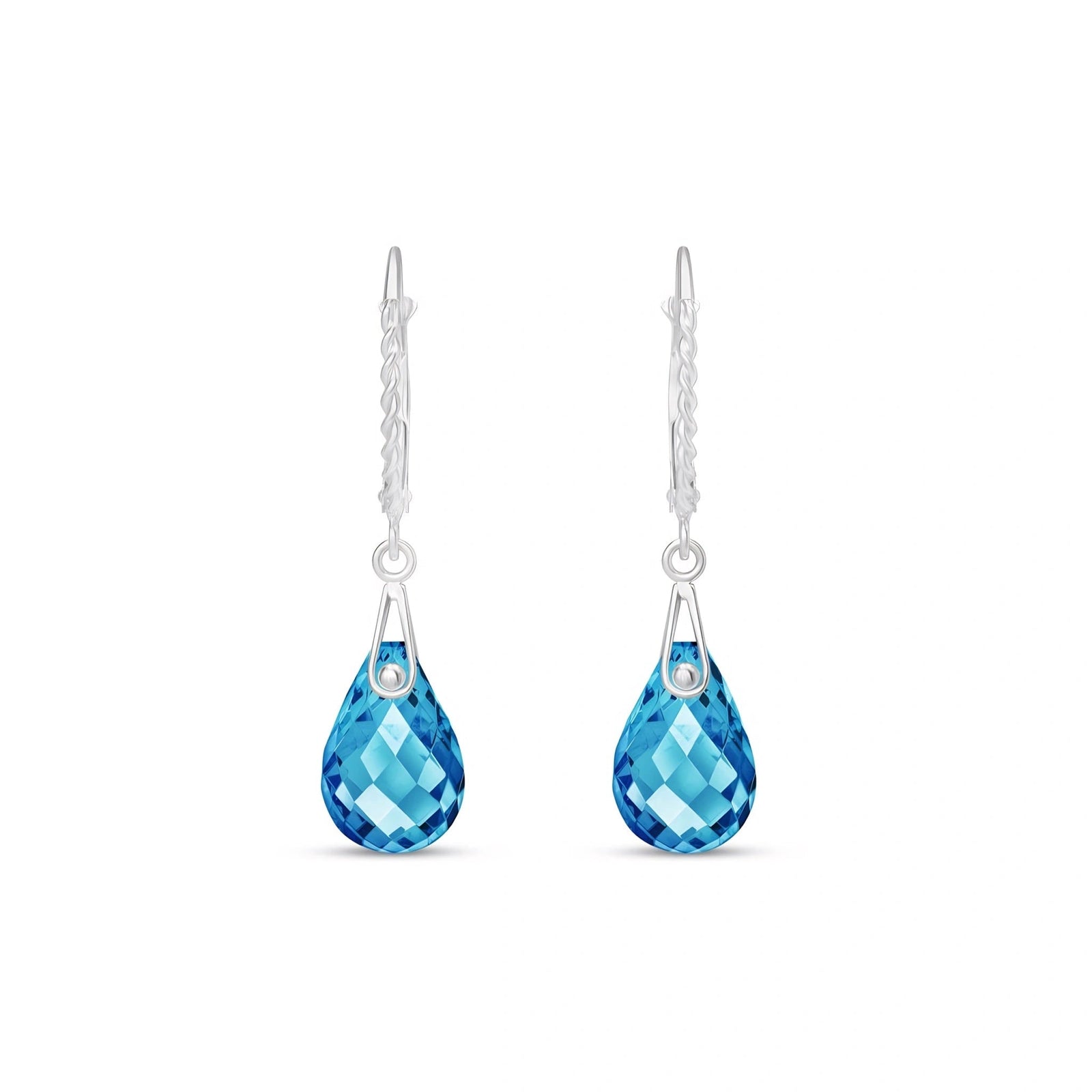 White Gold Blue Topaz — Margaritina