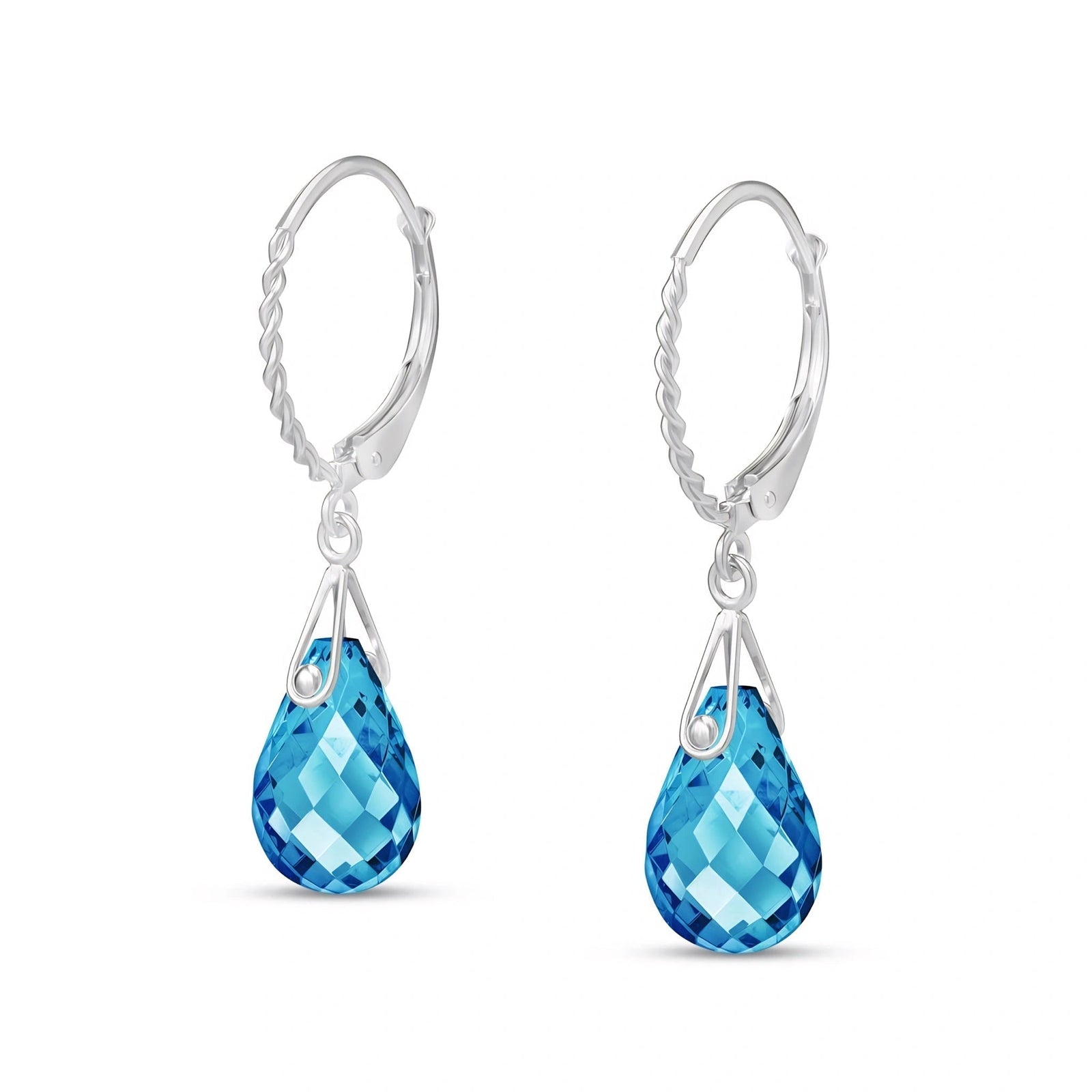 White Gold Blue Topaz — Margaritina