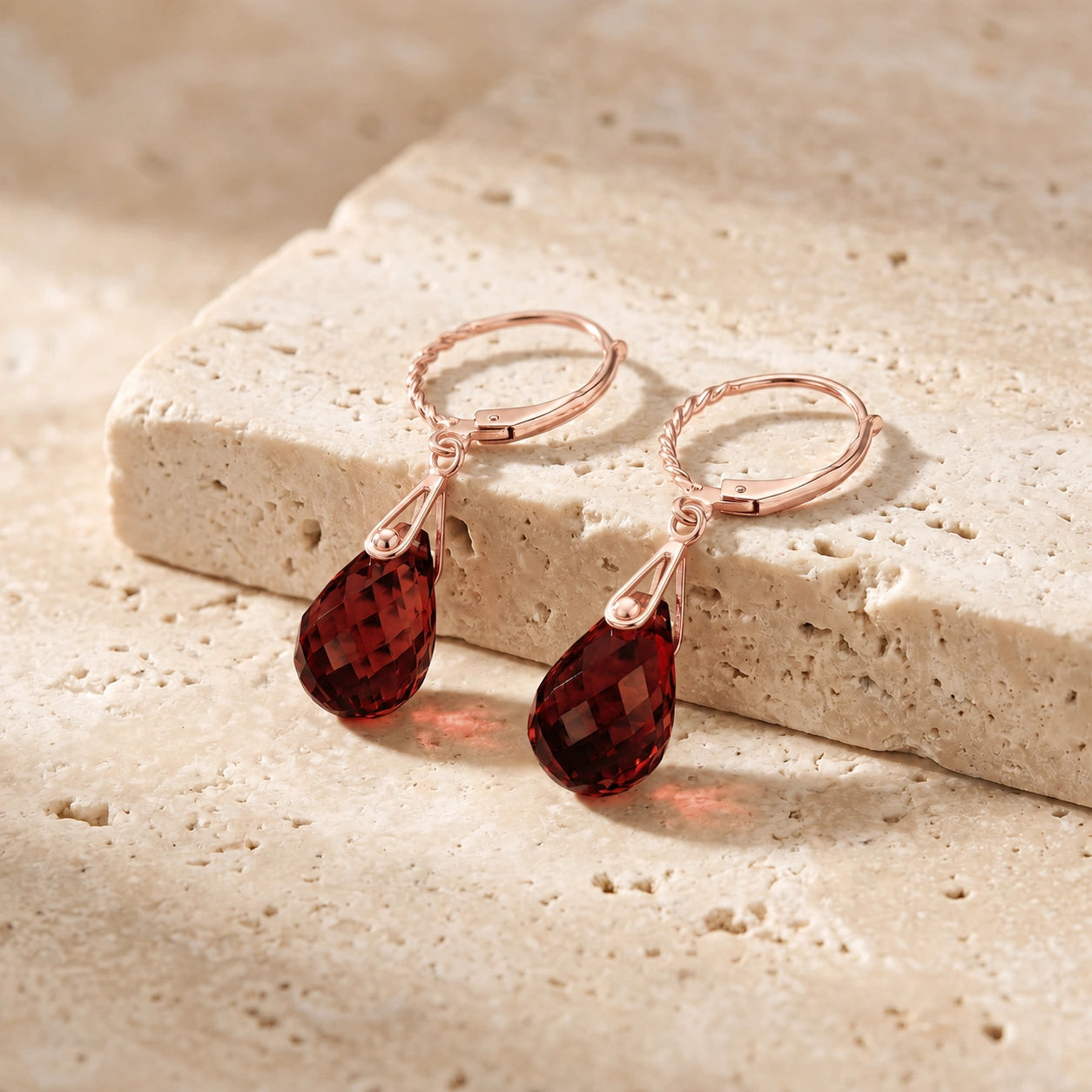 Rose Gold Garnet — Margaritina