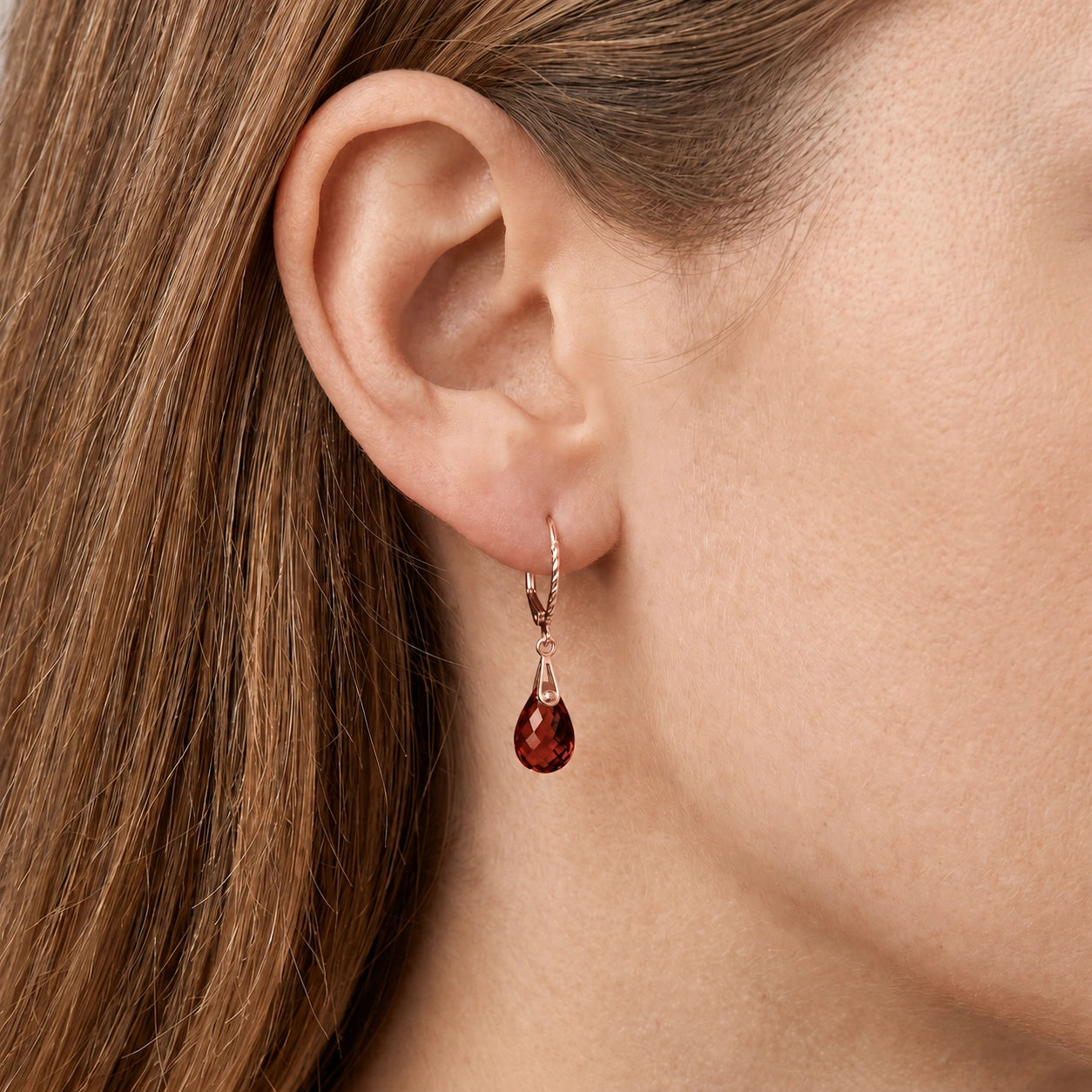 Rose Gold Garnet — Margaritina