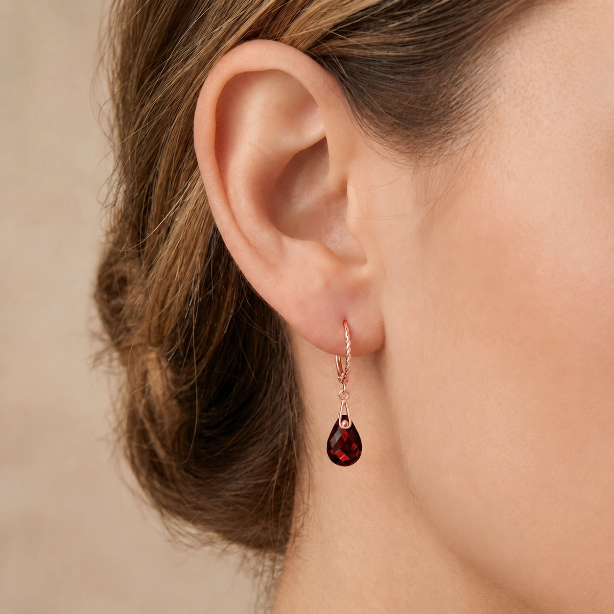 Rose Gold Garnet — Margaritina