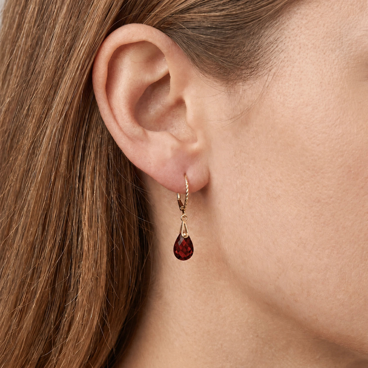 Yellow Gold Garnet — Margaritina