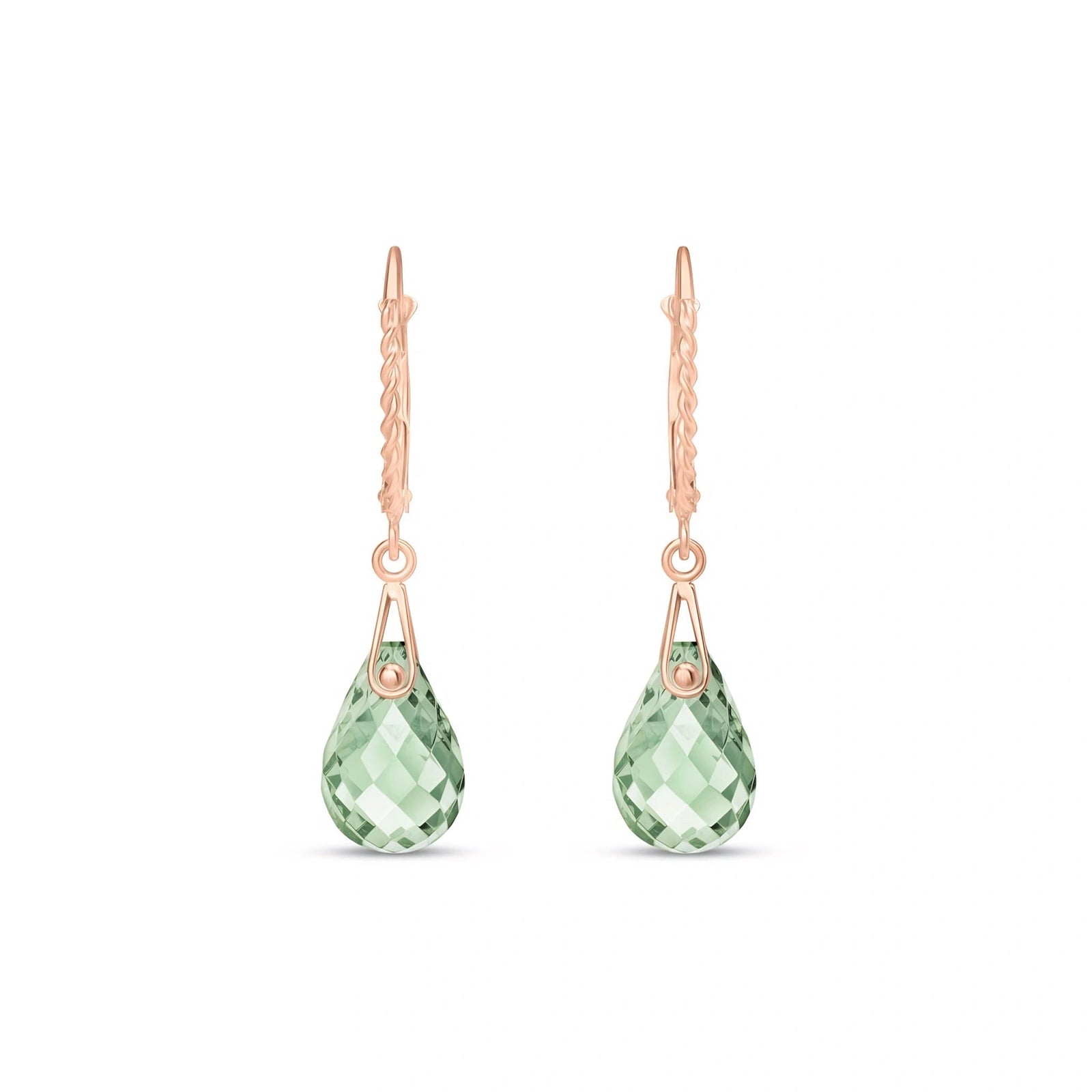 Rose Gold Green Amethyst — Margaritina