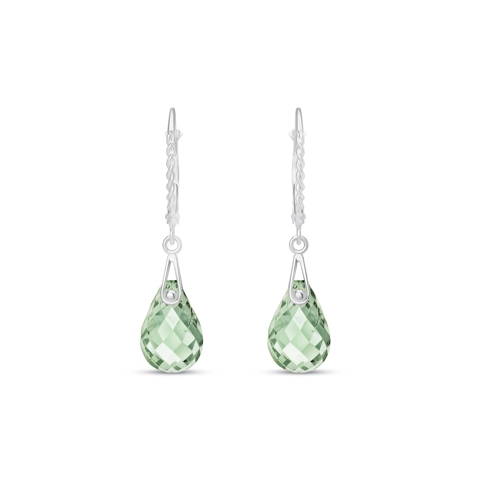 White Gold Green Amethyst — Margaritina