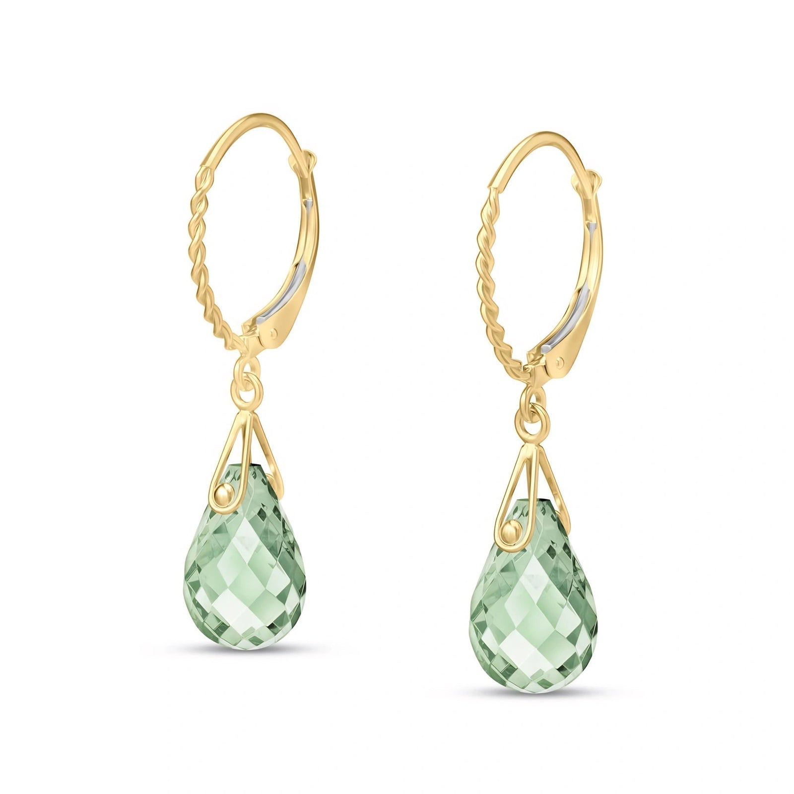 Yellow Gold Green Amethyst — Margaritina