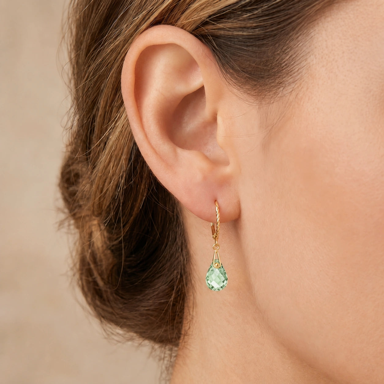 Yellow Gold Green Amethyst — Margaritina