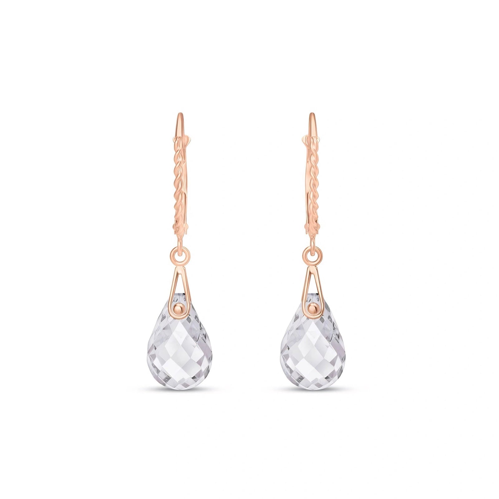 Rose Gold White Topaz — Margaritina