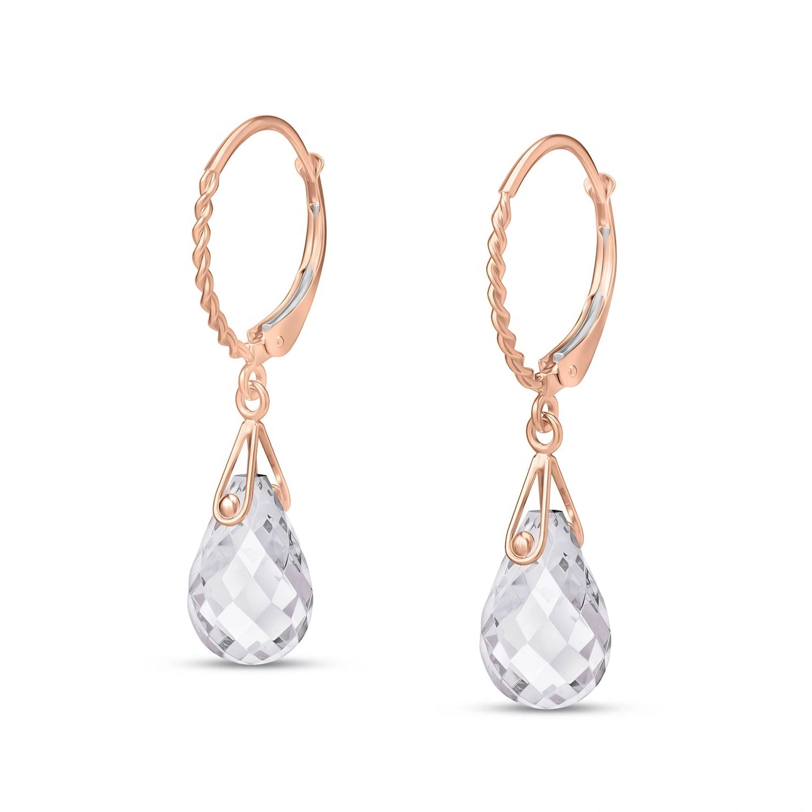 Rose Gold White Topaz — Margaritina