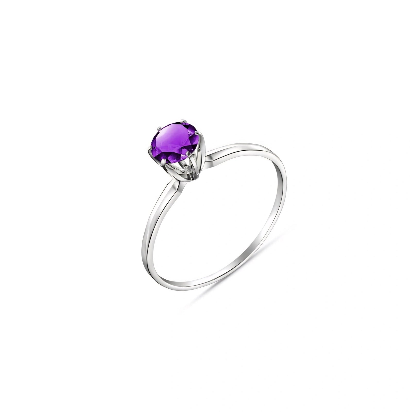 White Gold Amethyst — Maria