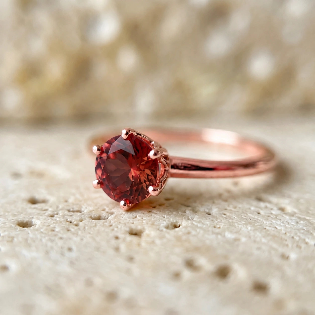 Rose Gold Garnet — Maria