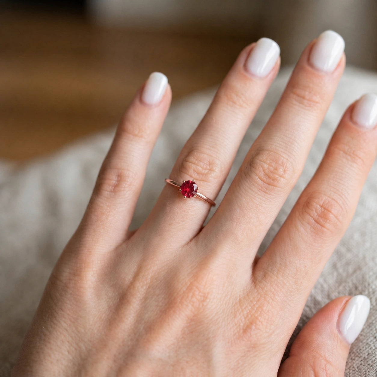 Rose Gold Ruby — Maria