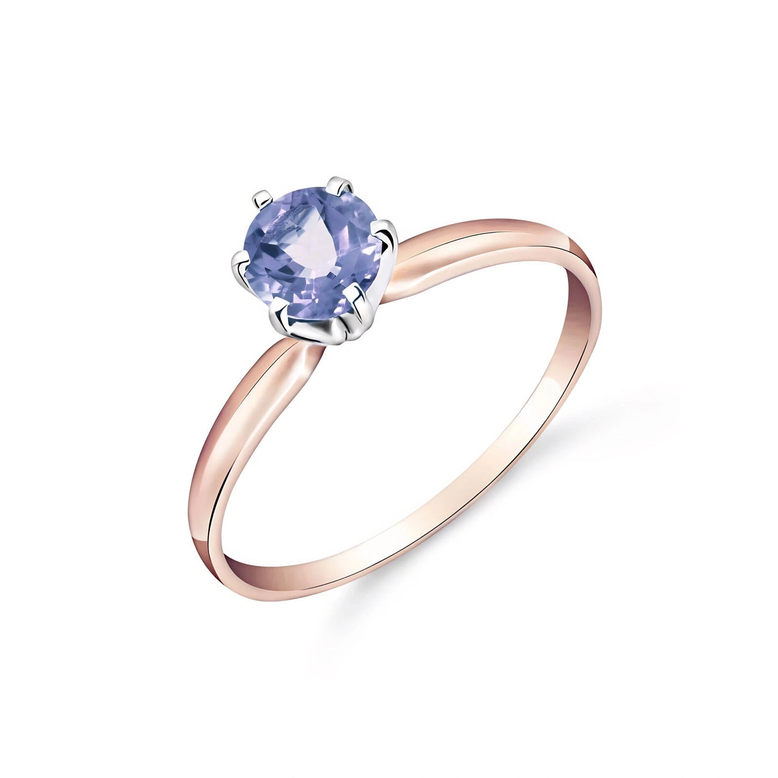 Rose Gold Ring Tanzanite 10K — Eufemia