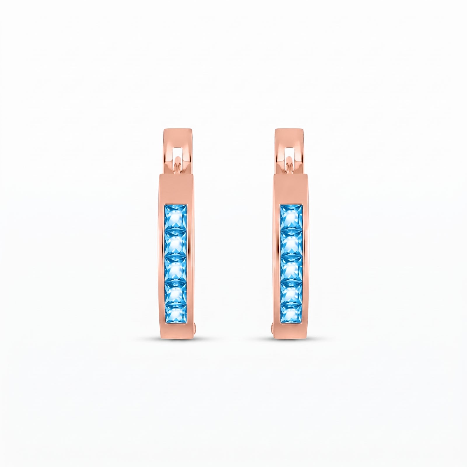 Rose Gold Heritage Earrings Peridot 10K — Celestina