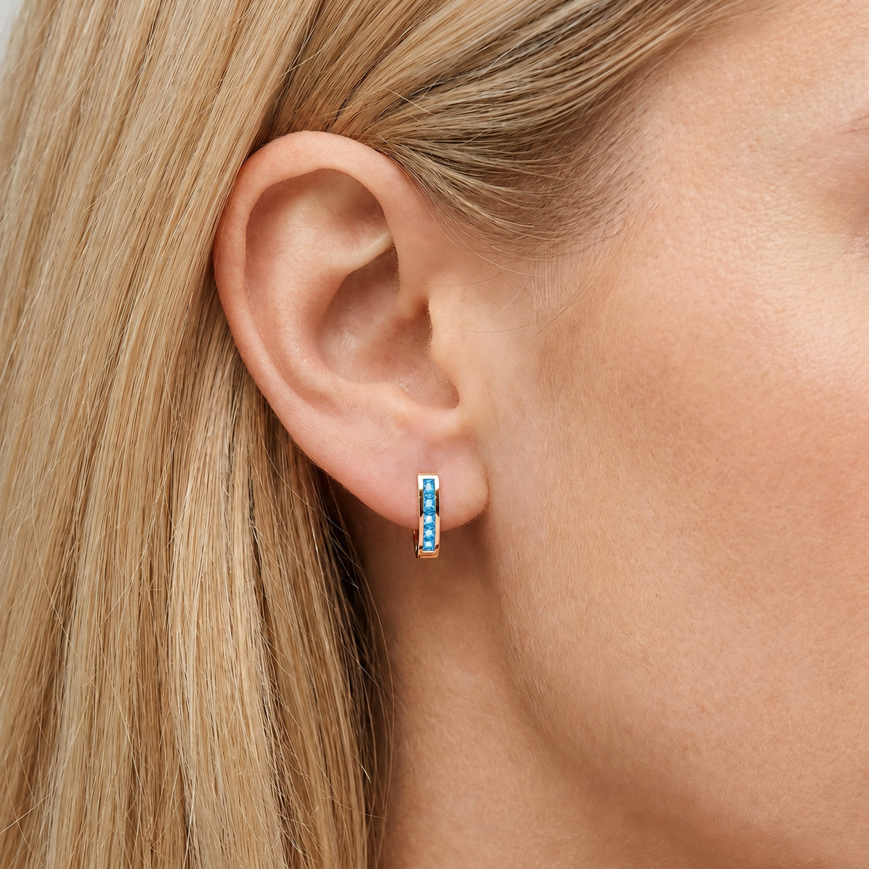 Rose Gold Heritage Earrings Peridot 10K — Celestina