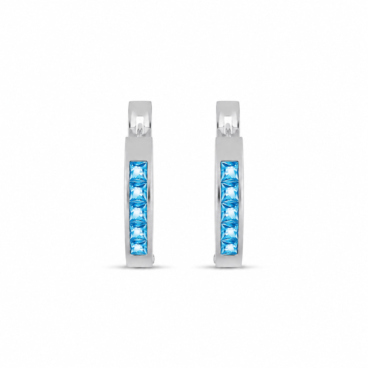 White Gold Heritage Earrings Peridot 10K — Celestina