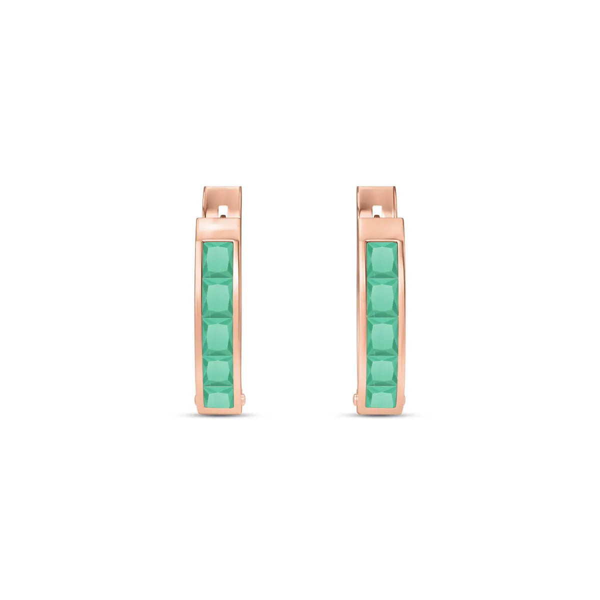 Rose Gold Heritage Earrings Sapphire 10K — Celestina