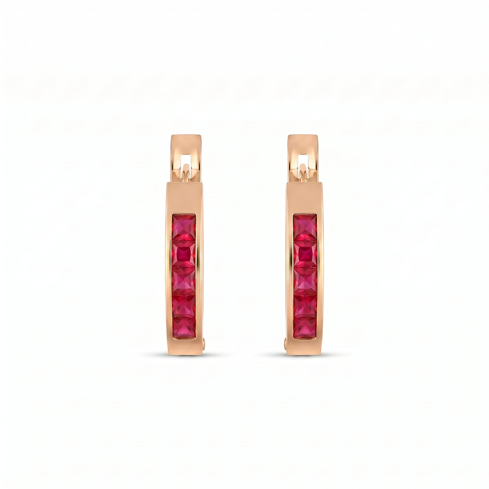 Rose Gold Heritage Earrings Citrine 10K — Celestina
